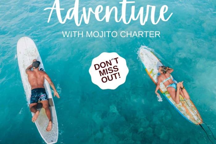 Cruise through crystal-clear waters around Formentera with Mojito Charter