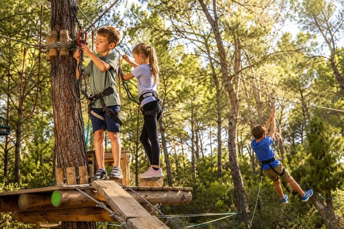 Familiedag på Eventyr i tretoppene, akvarium og badeland