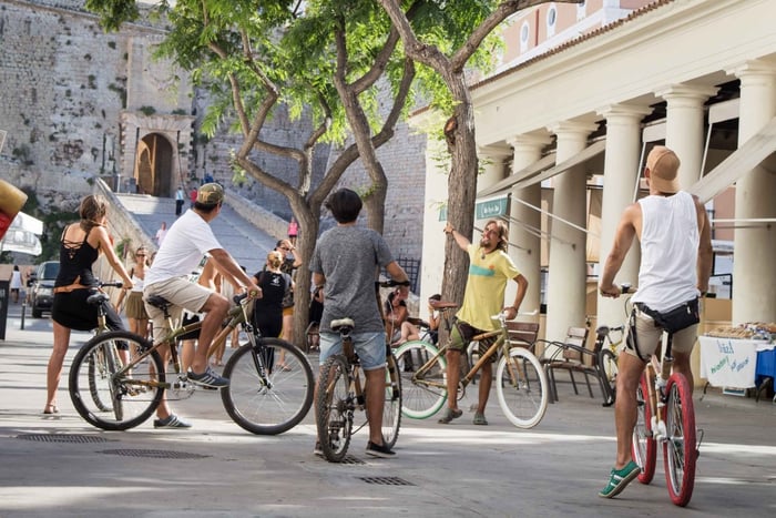Ibiza Town Yksityinen opastettu kaupunkikierros pyörällä