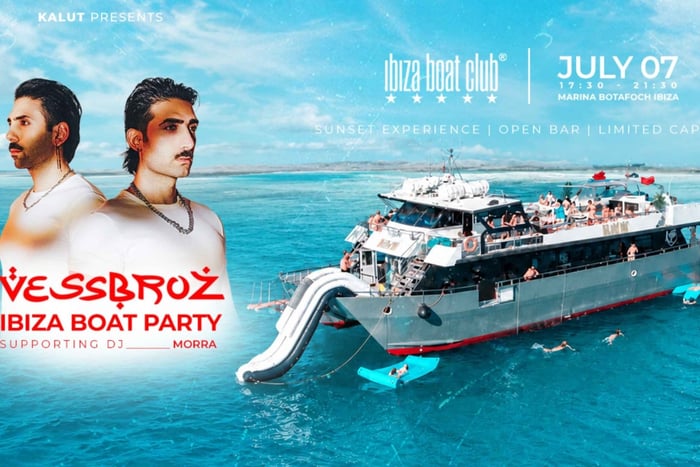 Kalut Presents: Vessbroz Ibiza Sunset Boat Party