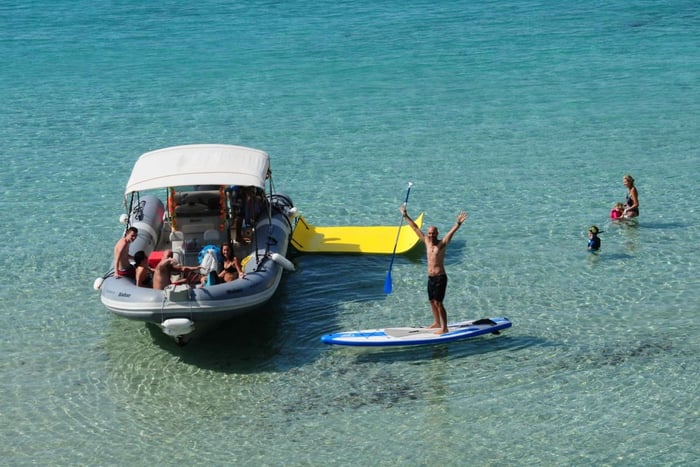 Private Boat by San Antonio Bay