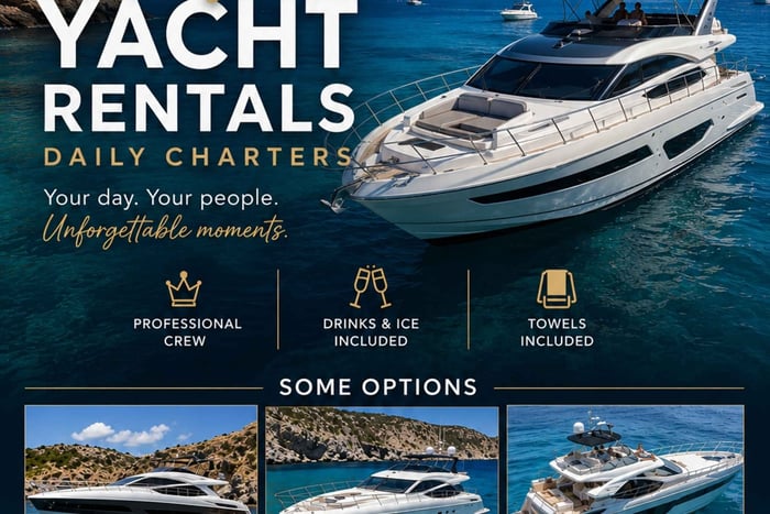 crociera privata in yacht con skipper e concierge