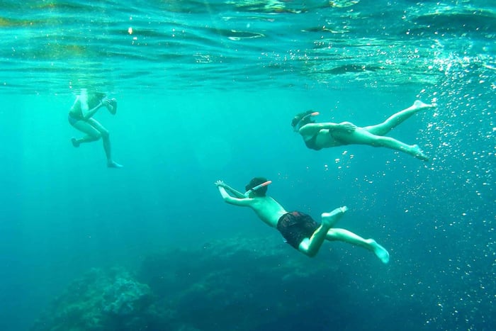 Snorkeling a tour guidato tra grotte marine e acque cristalline.