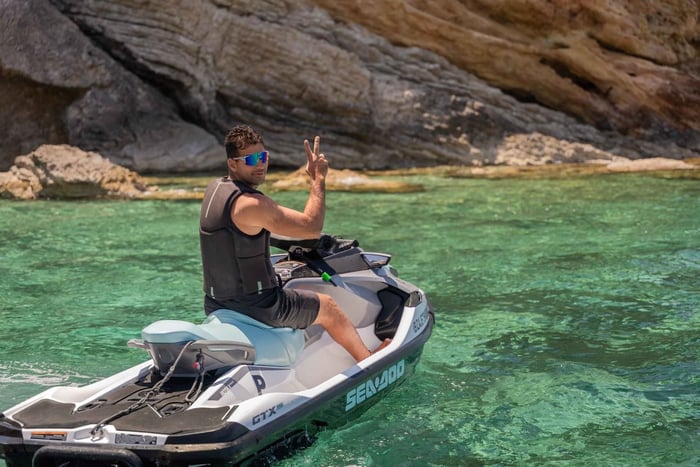 Tour turistico in jet ski Ibiza selvaggia