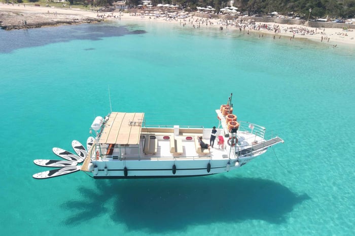 San Antonio: Cala Bassa, Cala Conta e passeio de barco às grutas