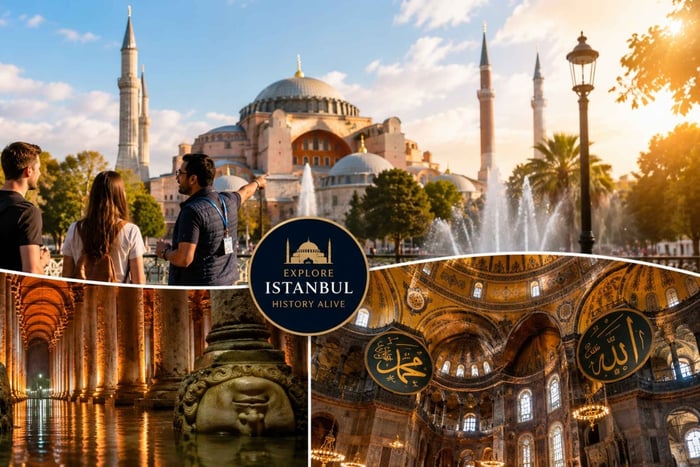 Yerebatan Sarayı ja Hagia Sofia – pienryhmäkierros