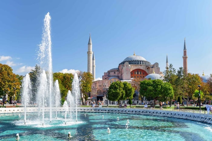 Visita Bizantina de Estambul, Santa Sofía, Cisterna Basílica