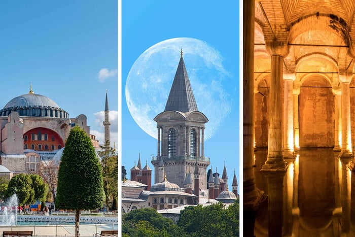 Flexibele combo: Hagia Sophia, Topkapı, basiliek, Blauwe Moskee