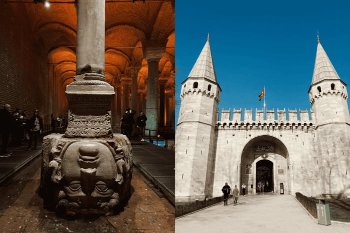 Istanbul : billet combiné pour la basilique-citerne et le palais de Topkapi