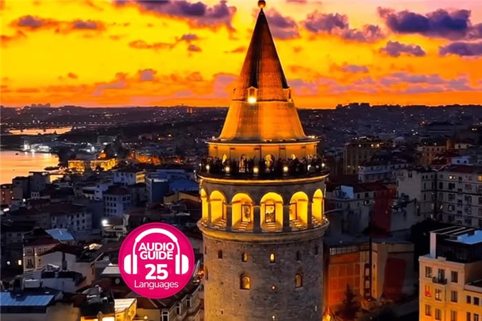 Istanbul: Galata Tower Entry Ticket with Audio Guide