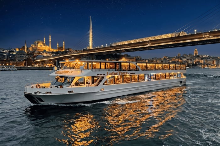 Istanbul: Goldenes Horn & Bosporus Dinner und Show