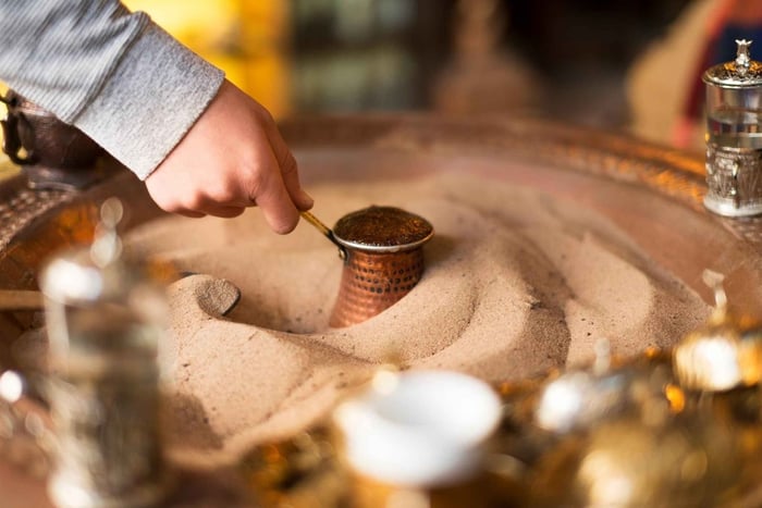 Estambul: taller de café turco en el casco antiguo