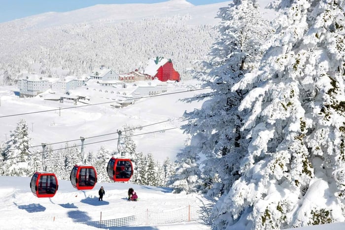 Istanbul: Uludag Ski & Snowboard Tour with Bursa Visit