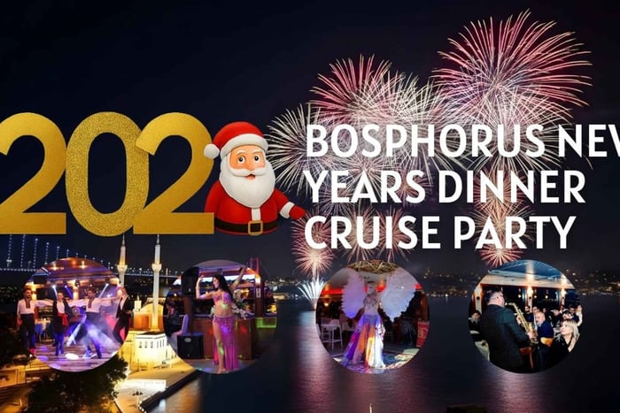 Estambul: paseo en barco con cena y fiesta de Nochevieja en el Bósforo 2027