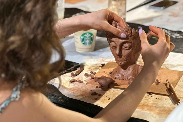 beeldhouwworkshop - verbeelding in klei