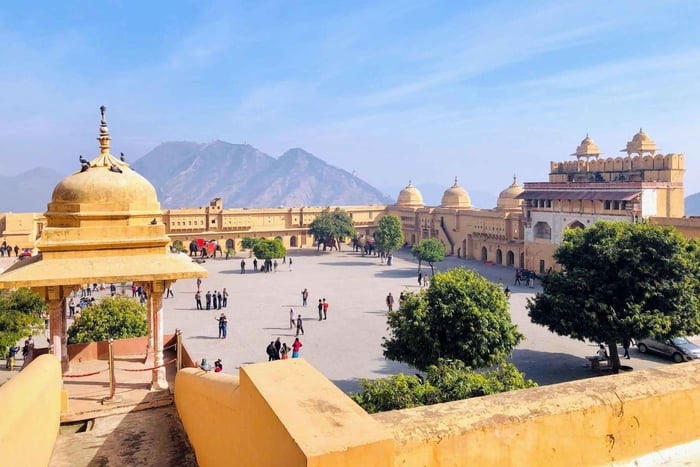 Jaipur : Visite privée du fort d'Amber avec entrée coupe-file