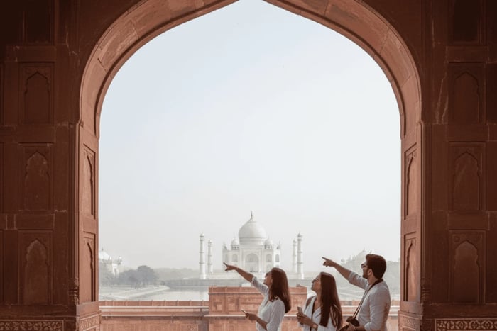 Vanuit dagtour Taj Mahal & Agra Fort met lunch
