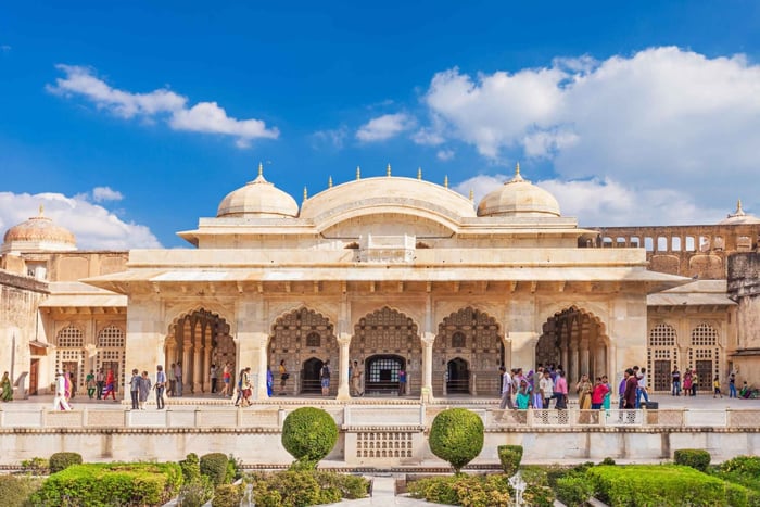 Jaipur Amer Fort, Jal Mahal & Stepwell Privat halvdagsutflykt