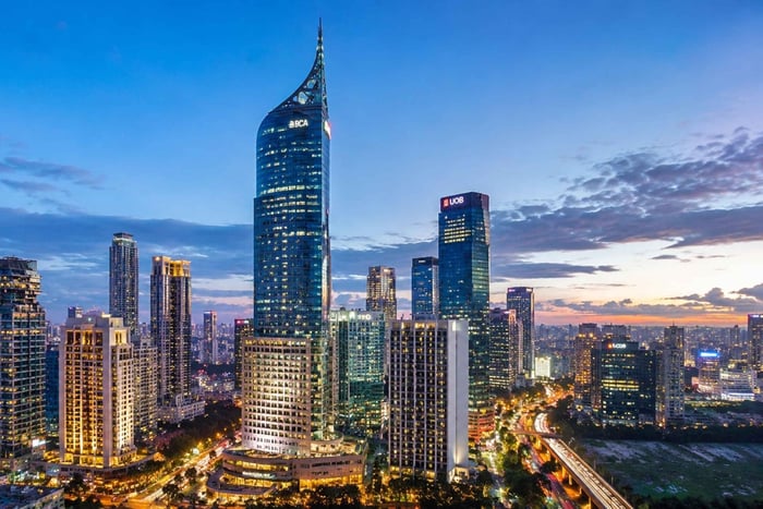 Visite des gratte-ciel de Jakarta