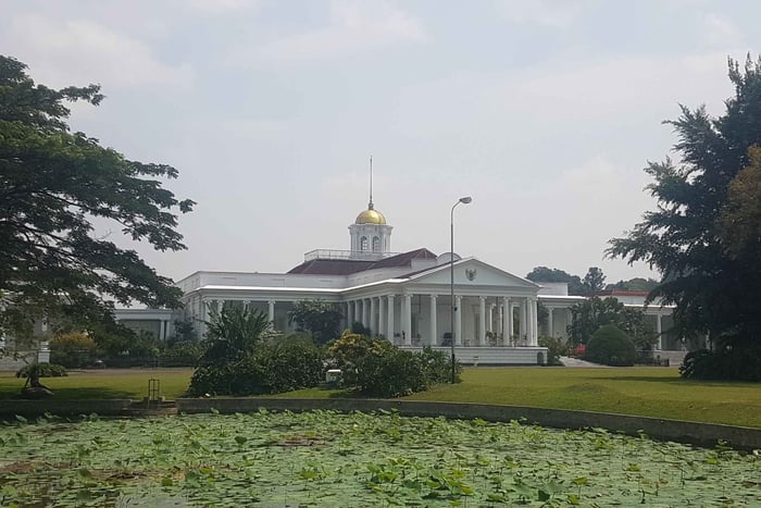 The Beautiful Garden, Rice Terrace and Waterfall In Bogor