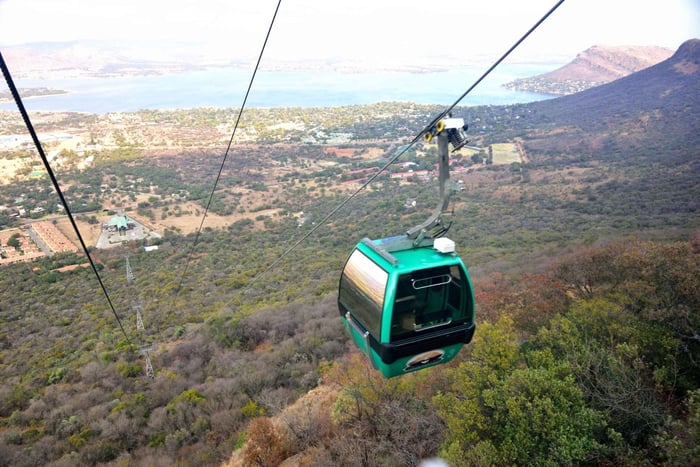 Hartbeespoort Aerial Cableway Tour from Johannesburg