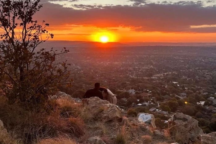 picnic al tramonto a Joburg
