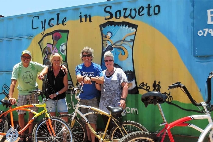 Soweto: Cykeltur med en lokal guide