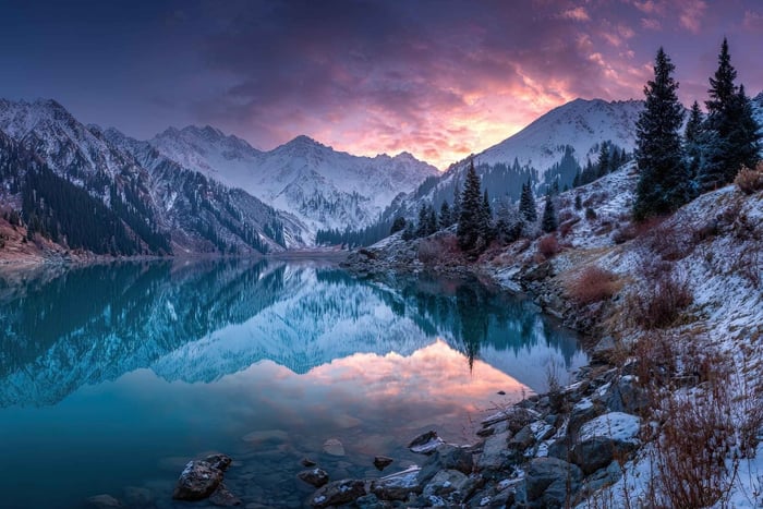 Almaty: excursión al Gran Lago de Almaty con recogida en el hotel