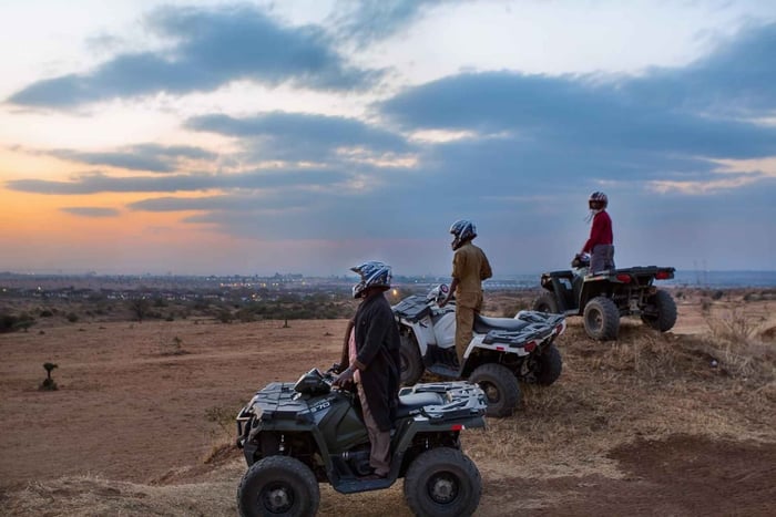 Nairobi: ATV/Quad Bike Wildlife Safari with Transfers & meal