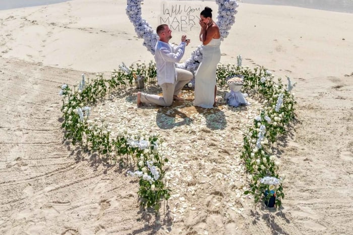 Professionally Planned Surprise Proposal in Diani