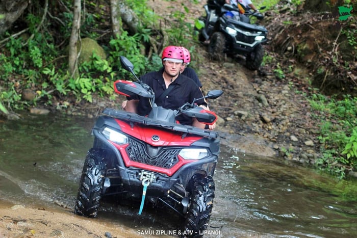 Koh Samui: ATV- und Zipline-Erlebnis mit Transfer