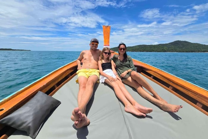 Koh Samui: Elektrische Longtailboot-Öko-Bootstour zur Schweineinsel