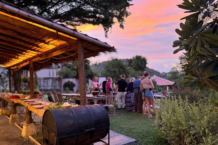 Koh Samui: Clase de cocina tailandesa por la tarde con jardín ecológico