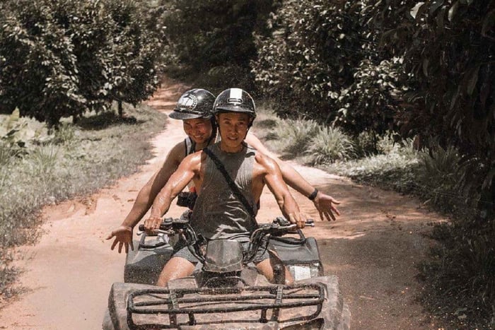 Samui X Quad ATV-tur (förare + passagerare) med lunch