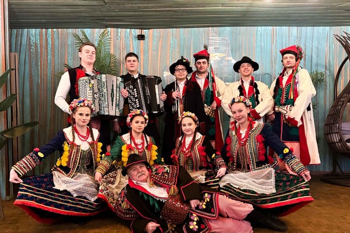 Folkloreshow en traditioneel diner in Krakau
