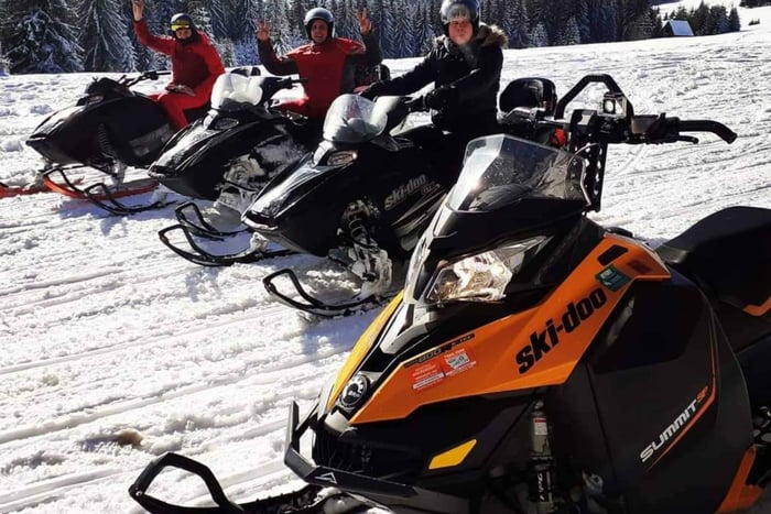De Cracóvia: Snowmobile, Zakopane e Banhos Chochołowskie