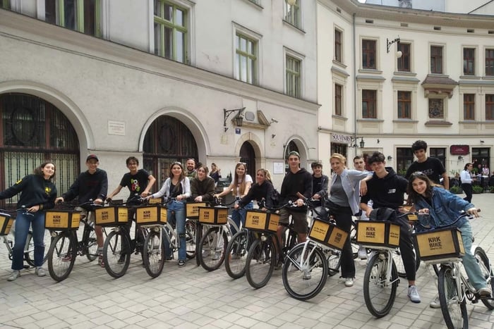 Krakow: 4h Old Town, Jewish Quarter and Getto Bike tour