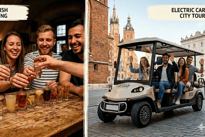 Krakow City Sightseeing Tour & Premium Vodka Tasting