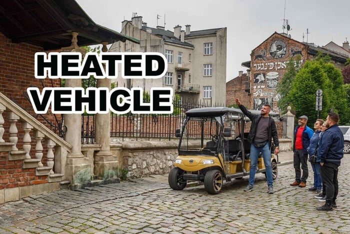 Kraków: Utökad sightseeing i staden - Eco Buggy Golf Cart