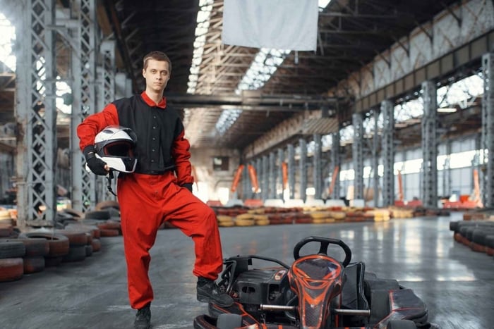 Krakau: Indoor-Go-Karting (24-Minuten-Rennen)