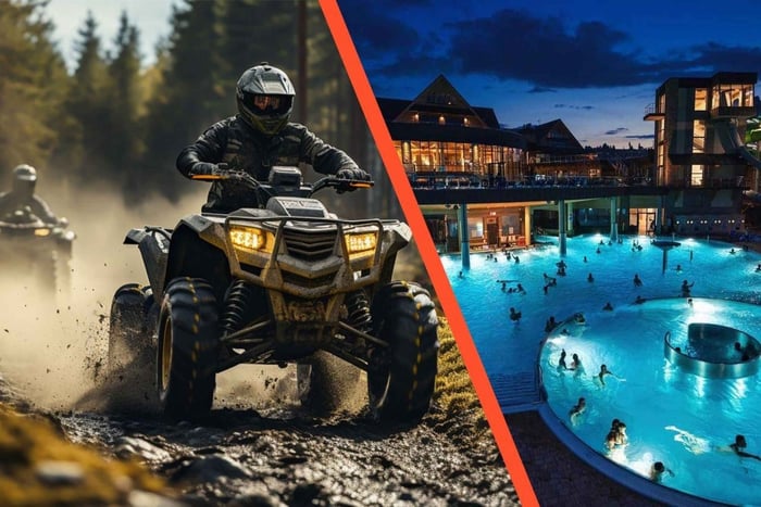 Krakow: Quads Ride with Thermal Pools and Hotel Pickup