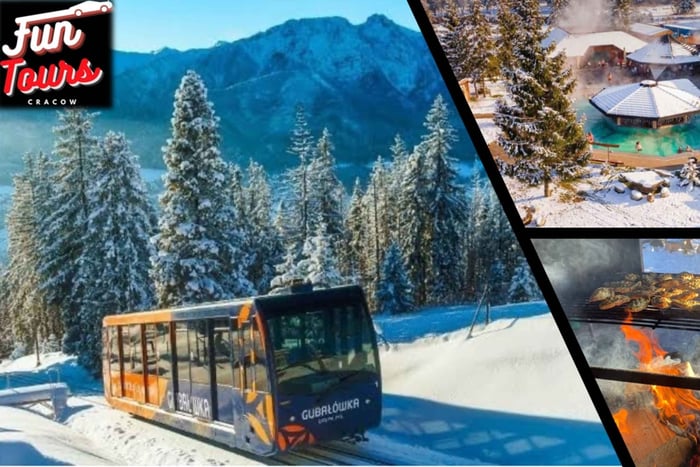 KRAKOW ZAKOPANE TOUR CABLE CAR THERMAL BATHS & HOTEL PICKUP