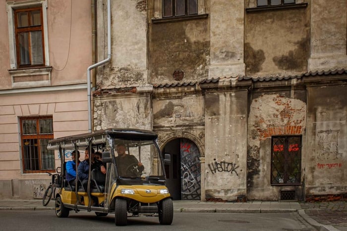 Old Town - Kazimierz - Ghetto by Electric Golf Cart