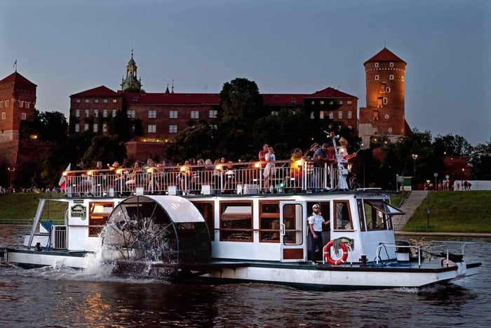 Krakau: rondvaart over de rivier de Wisla
