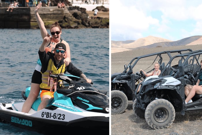 PACK DUO Lanzarote: Buggy and Jet Ski Adventure