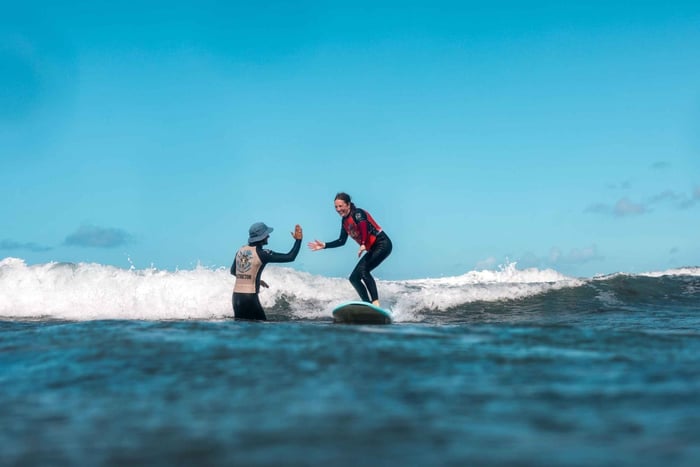 Private Surfing Lesson in Famara, Lanzarote | La Cabra Surf School