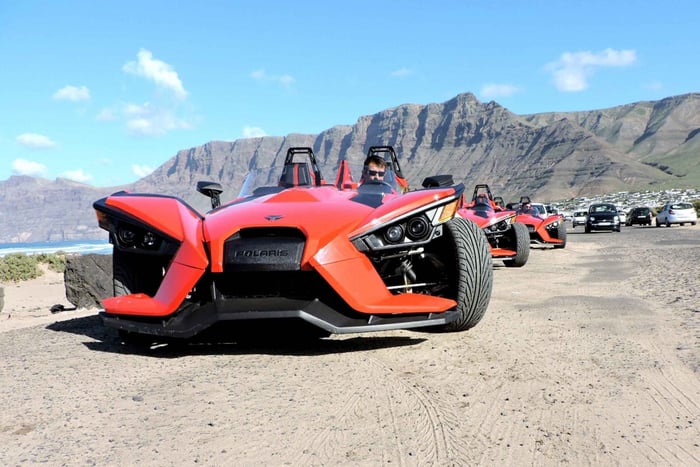3-timers guidet Polaris Slingshot Roadster-tur