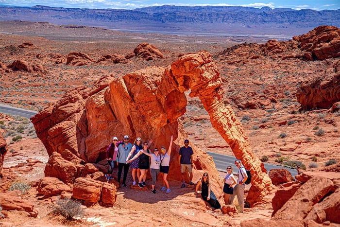 Depuis Las Vegas : excursion guidée d'une journée au parc d'État de Valley of Fire