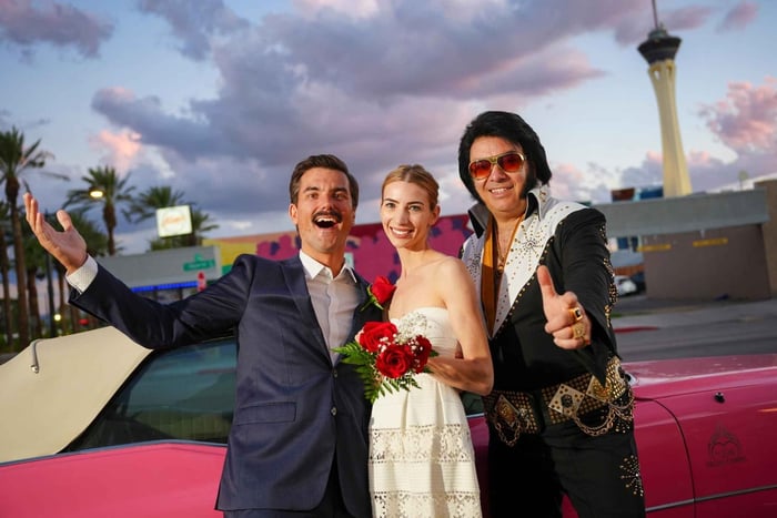 Las Vegas: Elvis Themed Wedding with Limousine
