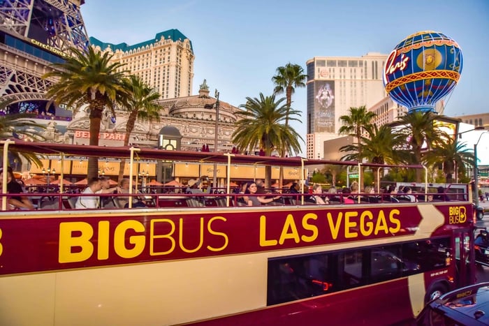 Las Vegasissa: Las Vegas: Hop-on Hop-off Sightseeing Tour by Open-Top Bus: Hop-on Hop-off Sightseeing Tour by Open-Top Bus